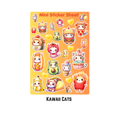 Kawaii Mini Sticker Sheets