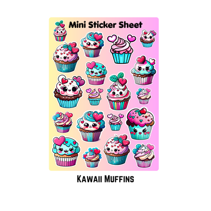 Kawaii Mini Sticker Sheets