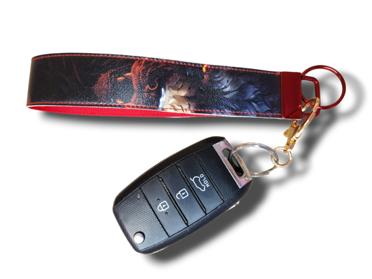 Lion Key Fob Wristlet