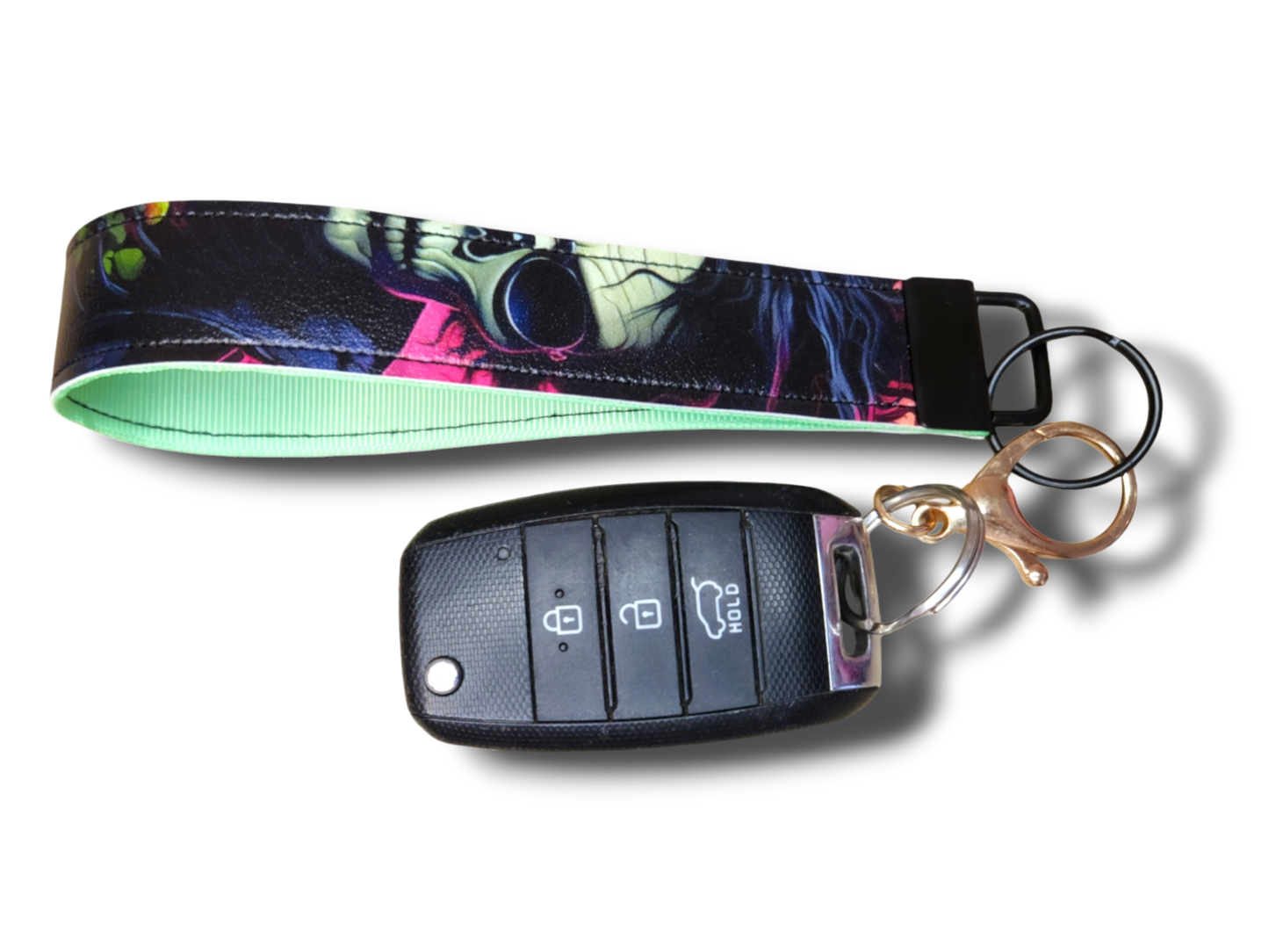 Mint Death Key Fob Wristlet