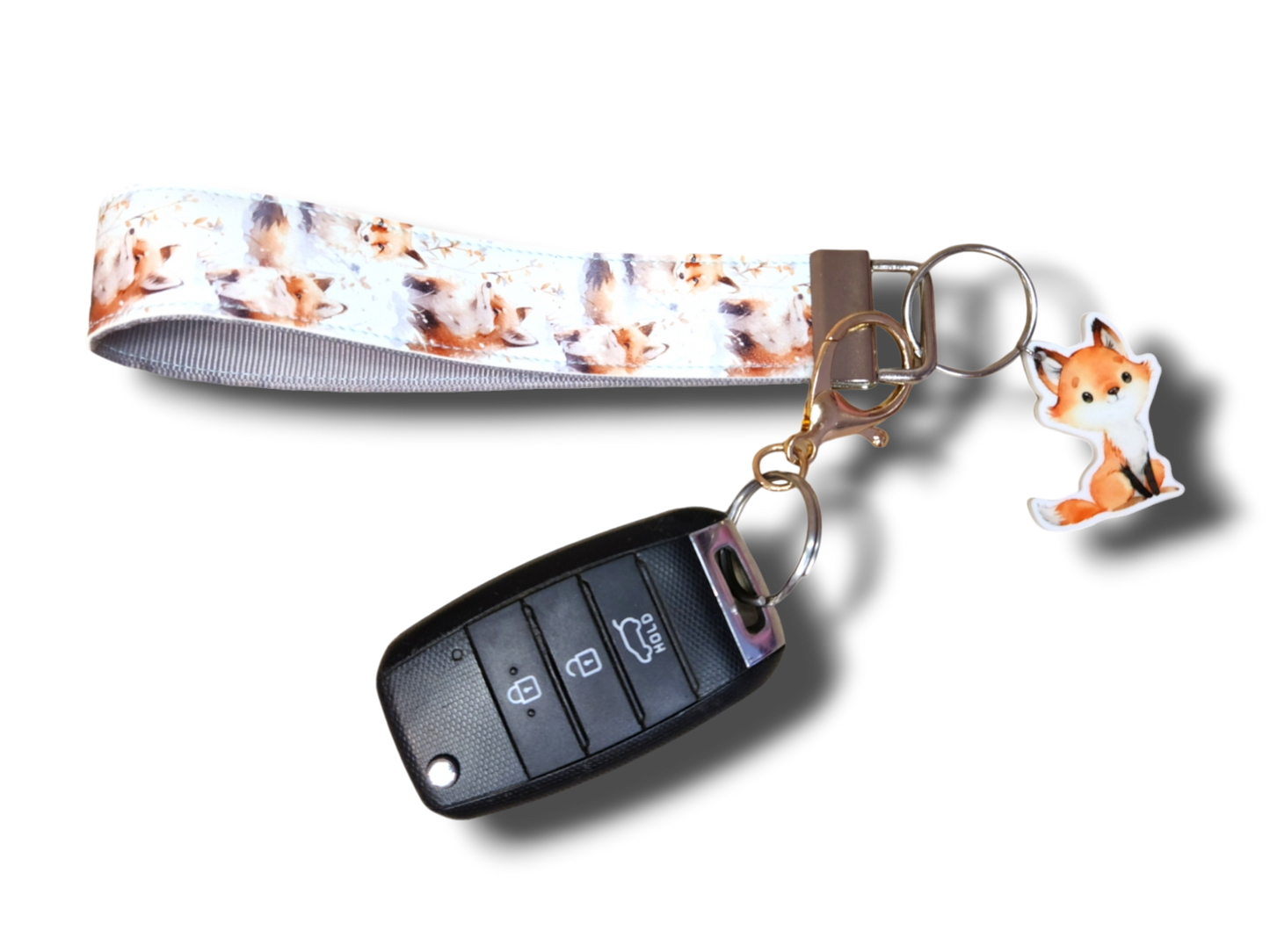 Fox Key Fob Wristlet