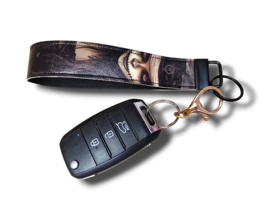 Pirate Girl Key Fob Wristlet