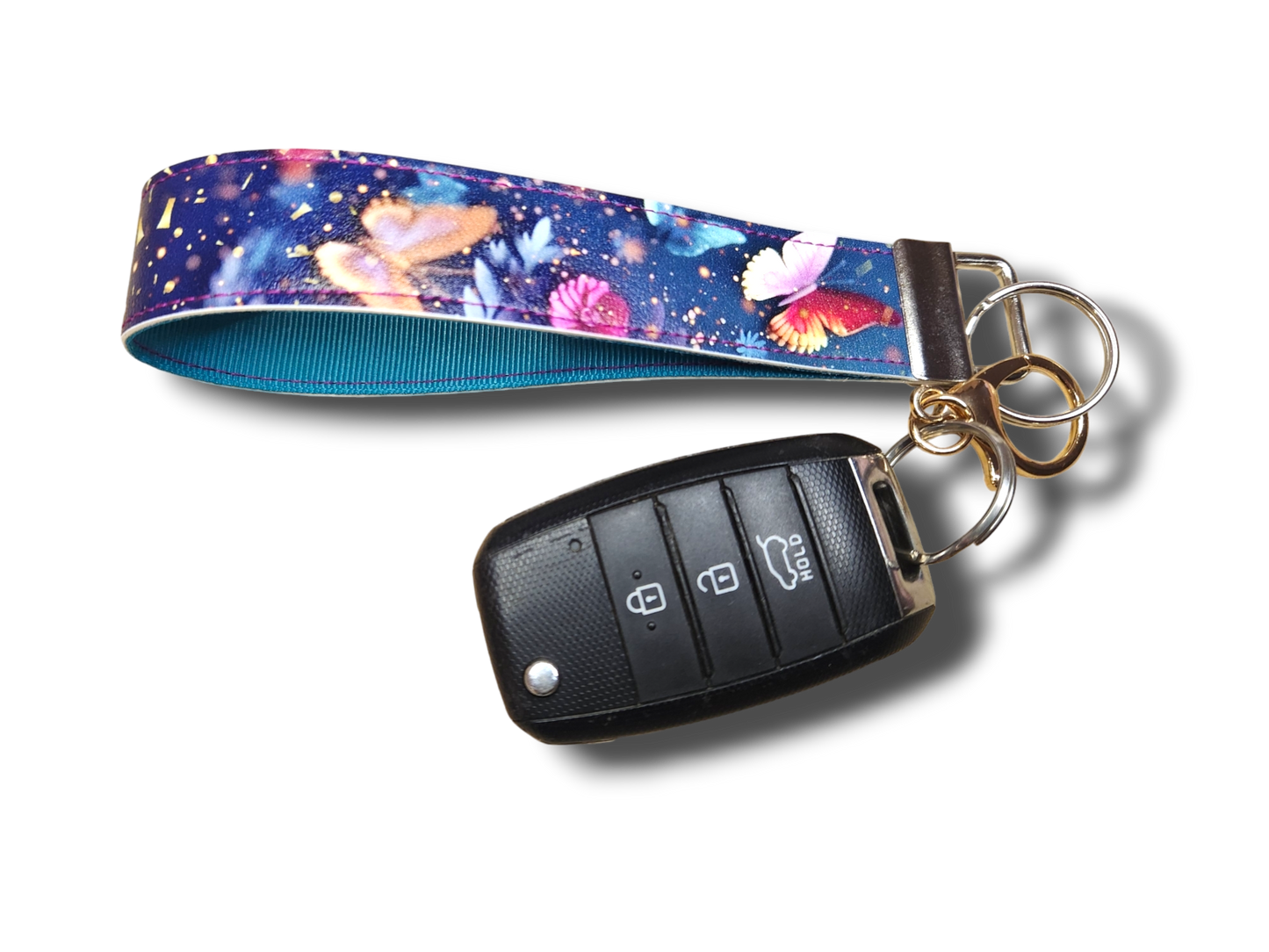 Mystic Butterfly Key Fob Wristlet