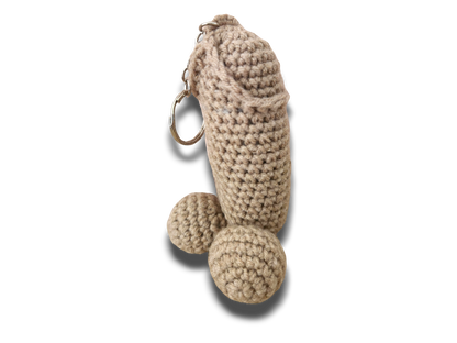 Handmade Crochet Peen Keyring