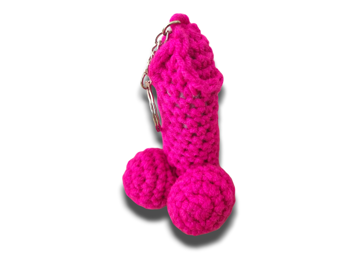 Handmade Crochet Peen Keyring