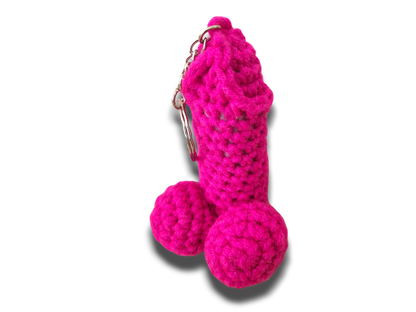 Handmade Crochet Peen Keyring