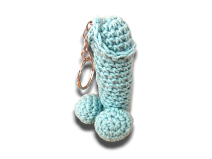 Handmade Crochet Peen Keyring