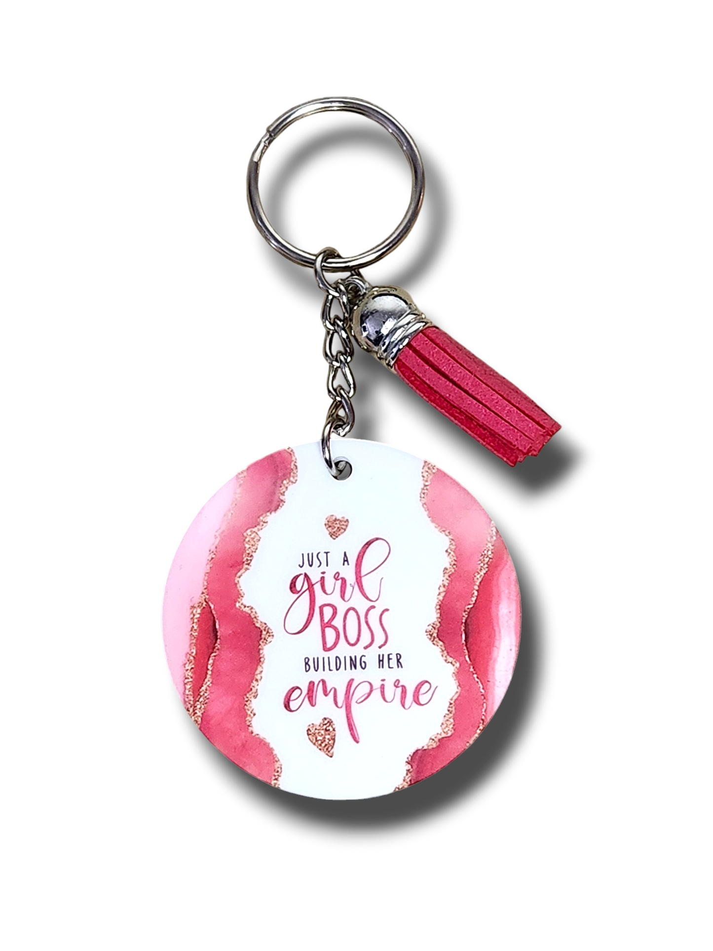 Girl Boss Keyring