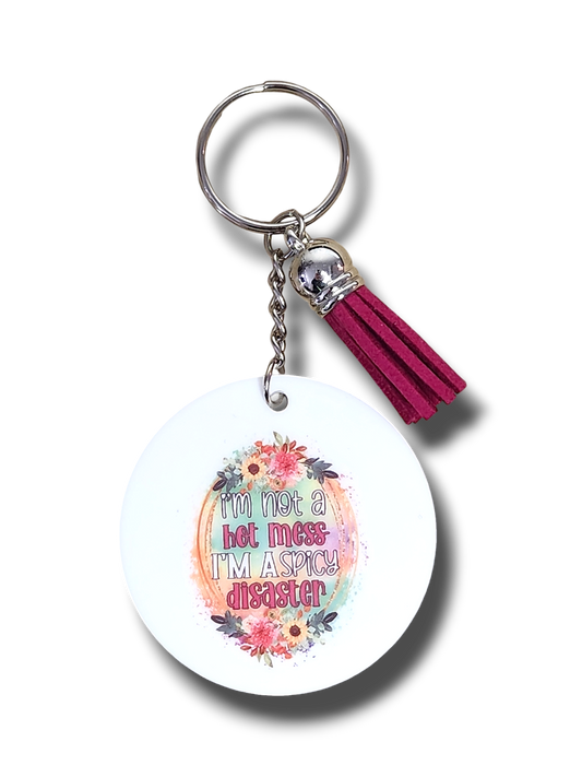 Spicy Disaster Keyring