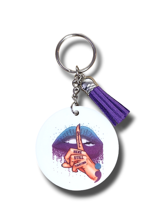 Still Here Keyring