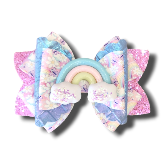 Rainbow Clay Bow