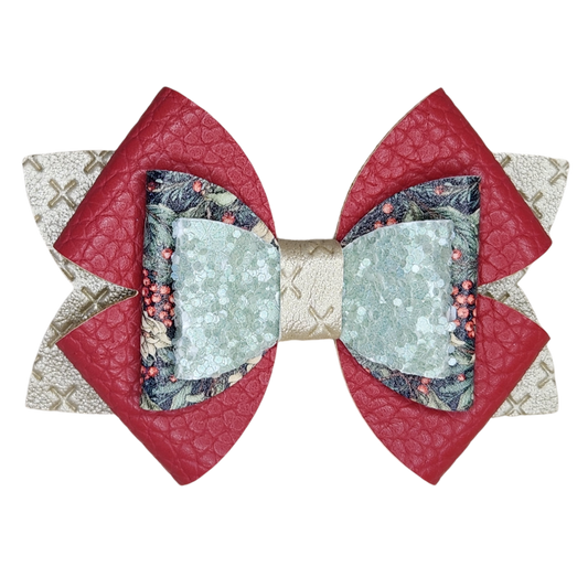 Xmas Dust Duchess Bow