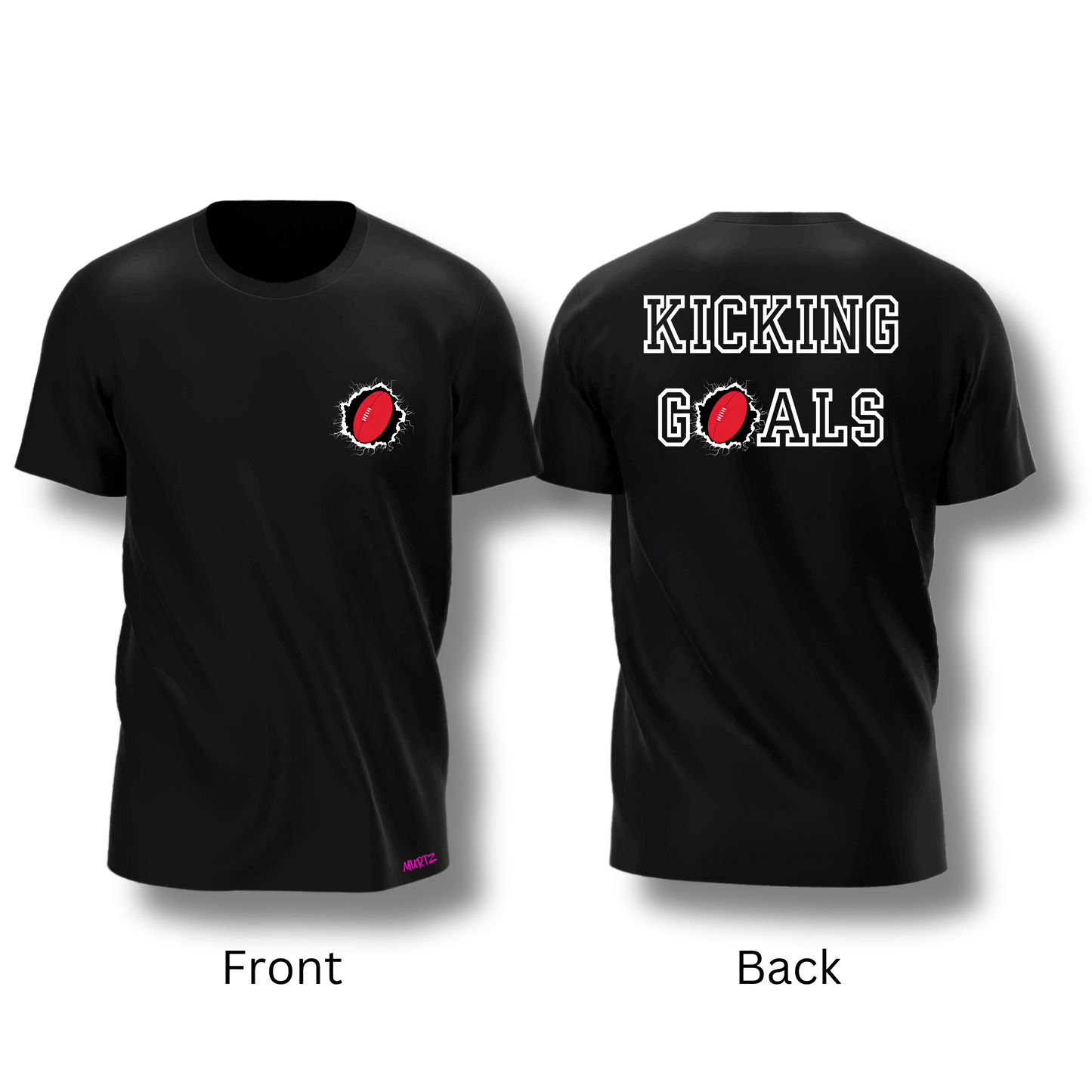 Kicking Goals Footy Tee (Variations)