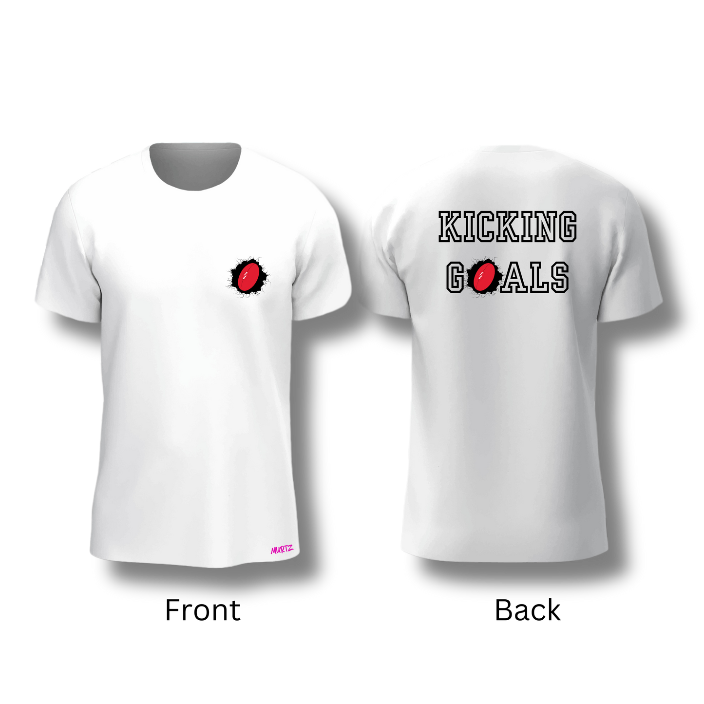 Kicking Goals Footy Tee (Variations)