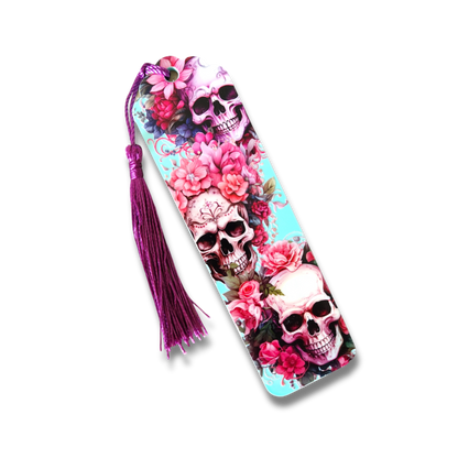 Skulls & Roses Bookmark