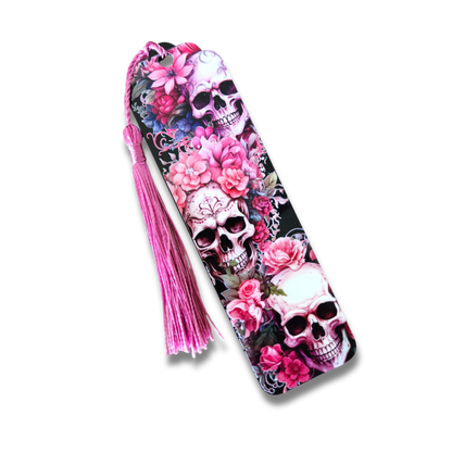 Skulls & Roses Bookmark