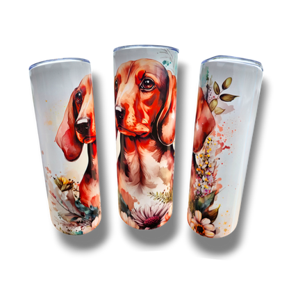 Dachshund 20oz Tumbler Multi-Lid