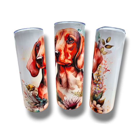 Dachshund 20oz Tumbler Multi-Lid