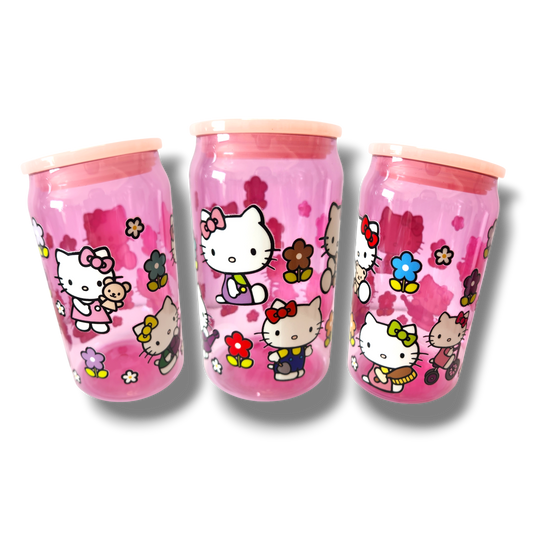 Cute Cat BPA Free Plastic Tumbler