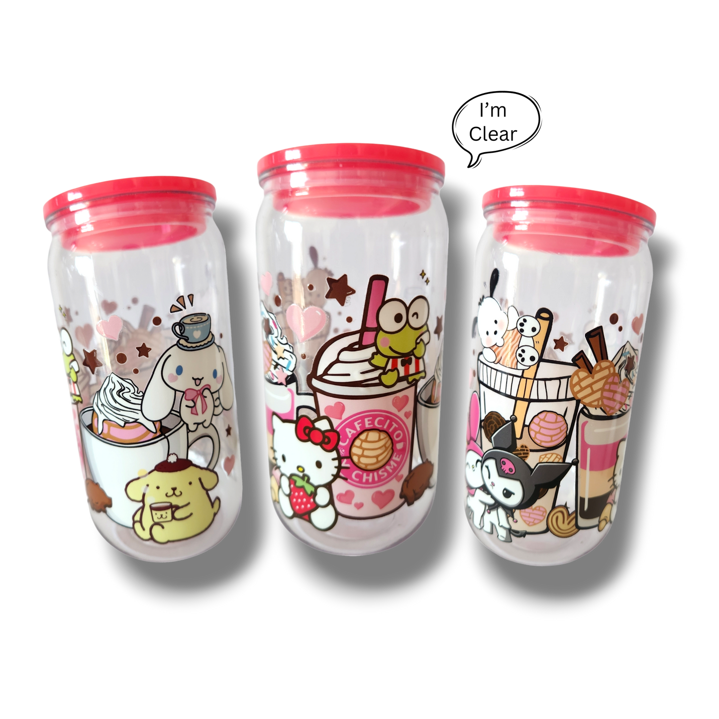 Kawaii Coffee BPA Free Plastic Tumbler