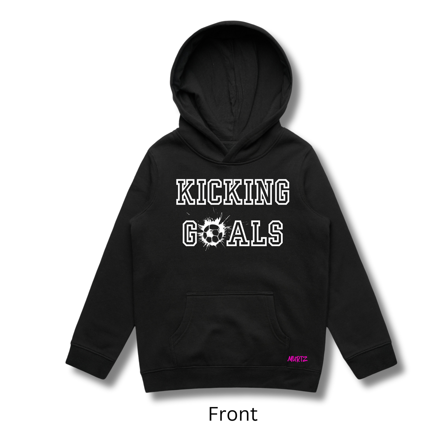 Kicking Goals Soccer Hoodie