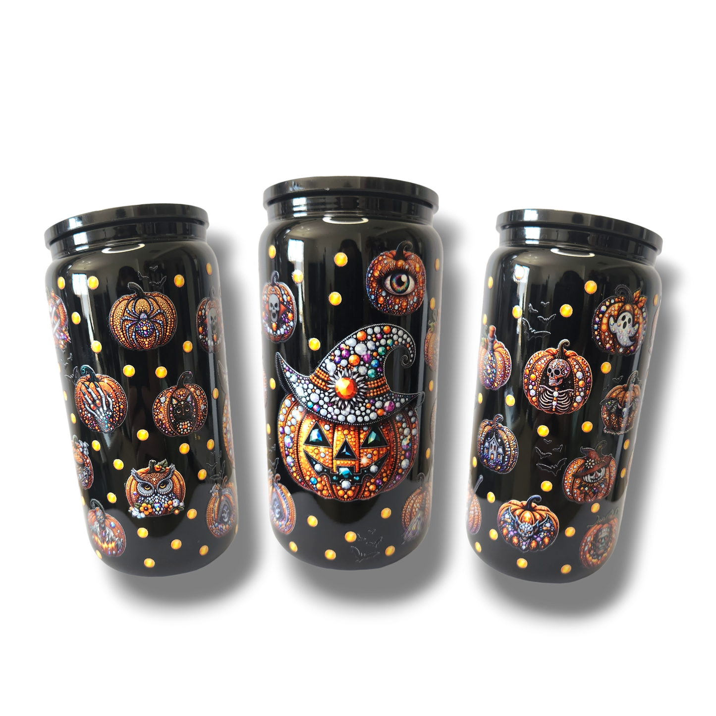 Pumpkin Glass Tumbler