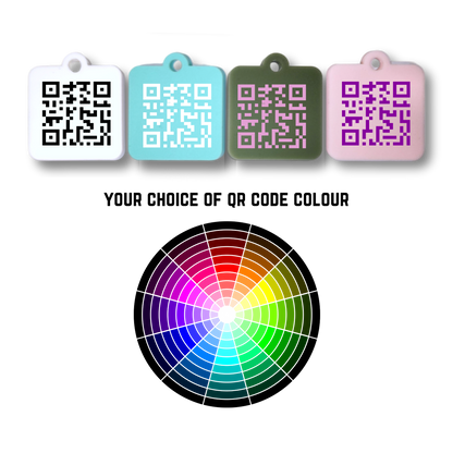 Custom Acrylic QR Code Keyrings