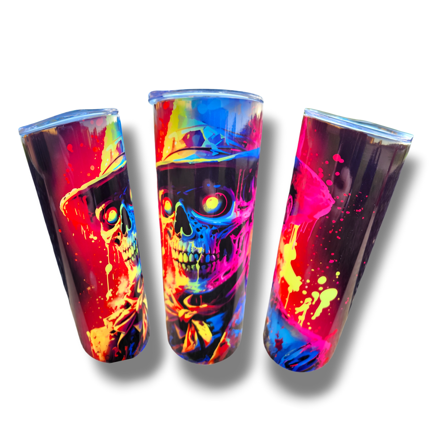 Skull 20oz Tumbler Multi-Lid