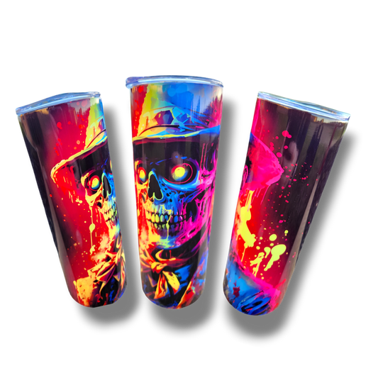 Skull 20oz Tumbler Multi-Lid