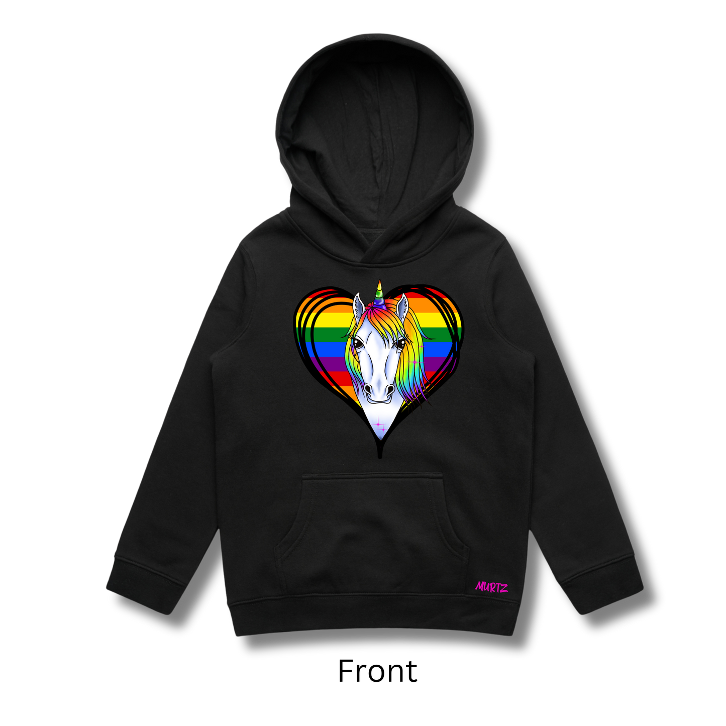 Unicorn Heart Hoodie